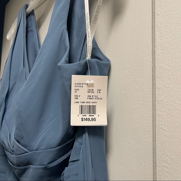 💙 David’s Bridal Bridesmaid Dress 💙 - Picture 3 of 10